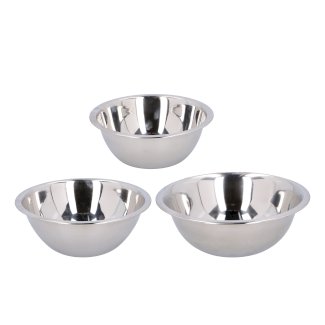Rührschüssel Edelstahl Set 3-teilig