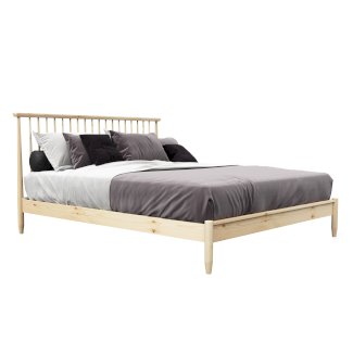 Bett Holz HARPER 160 x 200 cm nature