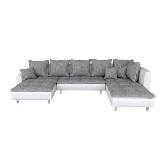 Ecksofa VEGAS grau/weiss - Gratisinserat.ch