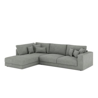 Ecksofa Cord TARJA links anthrazit