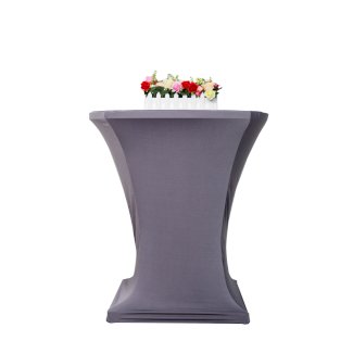 Tischdecke für Bistrotische 60 - 65 cm grau - Gratisinserat.ch