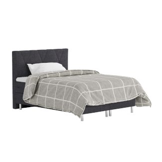 Boxspringbett TWILIGHT 140 x 200 cm anthrazit
