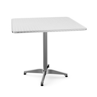 Gartentisch Bistrotisch Alu 80 x 80 x 70 cm