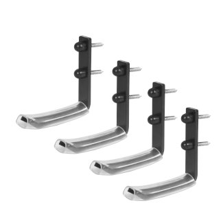 Reifen Wandhalterung 4er Set 10 x 10 cm schwarz - Gratisinserat.ch