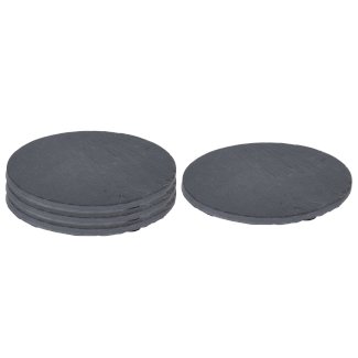 Glasuntersetzer Schiefer 4er Set