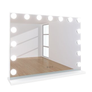 LED Spiegel EMMI 58 x 12 x 45.5 cm weiss