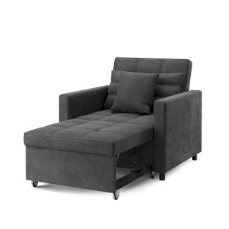 Sessel mit Schlaffunktion LINO anthrazit