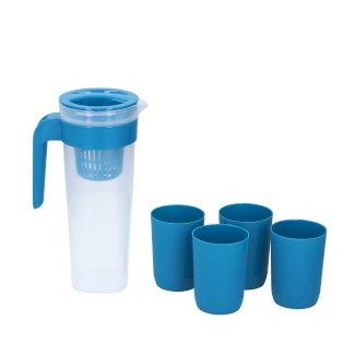 Kanne 1L mit 4 Becher 250 ml - Gratisinserat.ch