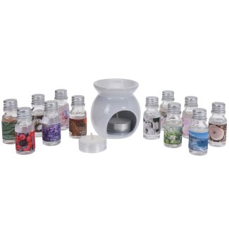 Duftlampe mit ätherischen Ölen Set