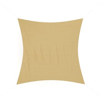 Sonnensegel Polyester Quadrat 3.6 x 3.6 m beige