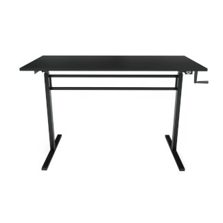 Stehpult manuell höhenverstellbar schwarz 120 x 60 cm