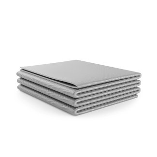 Yogamatte faltbar grau 173 x 61 x 0.4 cm