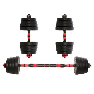 Hantelset Kurz- und Langhantel 30 kg