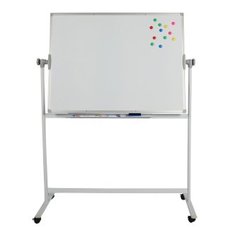 Whiteboard freistehend doppelseitig 120 x 90 cm