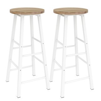 Barhocker TINA 2er Set natur/weiss - Gratisinserat.ch