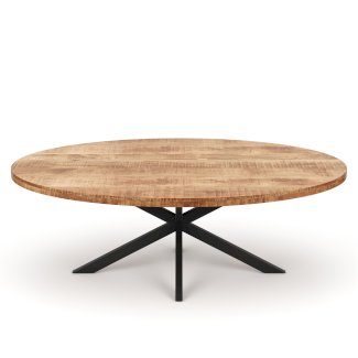 Esstisch Holz MAYLA oval 200 x 100 cm - Gratisinserat.ch