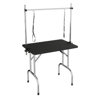 Trimmtisch mit 2 Schlingen für Hunde schwarz - Gratisinserat.ch