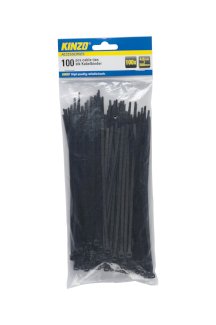 Kabelbinder schwarz Set 100 Stk.