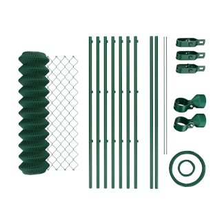 Maschendrahtzaun Komplettset grün 1 x 15 m - Gratisinserat.ch