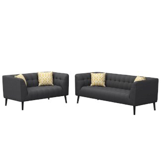 Sofa Set MERLIN anthrazit