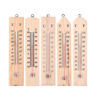 Thermometer Holz 25 cm