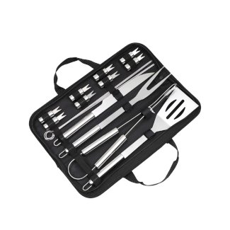 BBQ Grillbesteck Tasche 17-teilig - Gratisinserat.ch