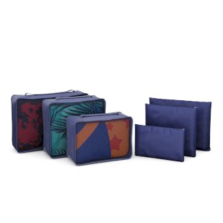 Reiseorganizer Set 6-teilig dunkelblau