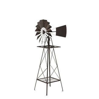 Windrad rostig 120 cm