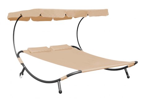 Sonnenliege 2 Personen beige - Gratisinserat.ch