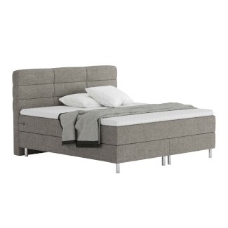Boxspringbett MIDNIGHT 180 x 200 cm grau