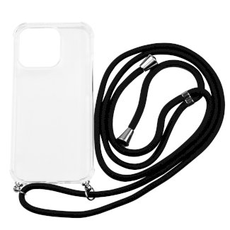 Handyhülle mit Band iPhone 15 Pro Max transparent