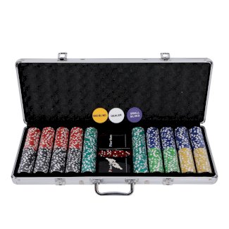 Profi Pokerkoffer mit 500 Chips