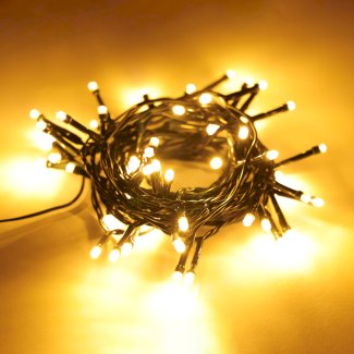 LED Lichterkette 5 m warmweiss mit Blinkfunktion