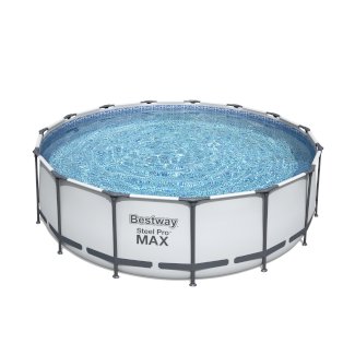 Bestway Pool Komplett-Set hellgrau 457 x 122 cm - Gratisinserat.ch