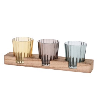 Teelichthalter mit 3 Gläser - Gratisinserat.ch