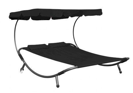 Sonnenliege 2 Personen schwarz - Gratisinserat.ch