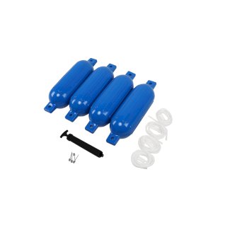 Bootsfender 4er Set blau 58 x 15 cm