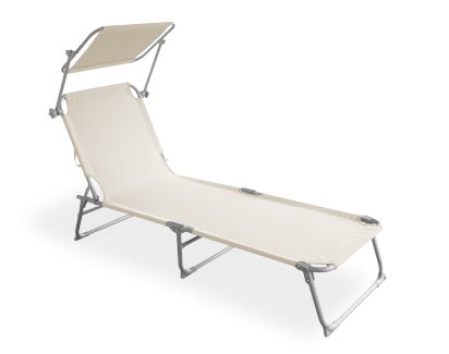 Liegestuhl LETTINO beige