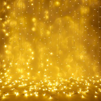 LED Lichtervorhang 5 m warmweiss