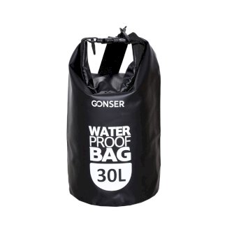 Dry Bag Tasche wasserdicht schwarz 30L