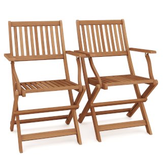 Gartenstuhl Holz ALICANTE klappbar 2er Set