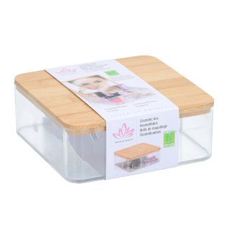 Kosmetik Organizer mit Spiegel 14.5 x 14.5 x 5.5 cm