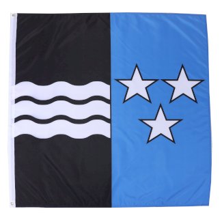 Kantonsflagge Aargau 120 x 120 cm