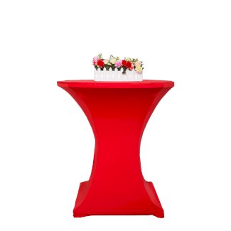 Tischdecke für Bistrotische 60 - 65 cm rot - Gratisinserat.ch