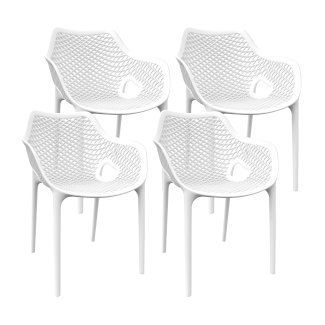 Gartenstuhl MATS 4er Set weiss - Gratisinserat.ch