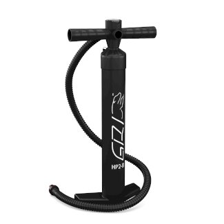 Luftpumpe Handpumpe doppeltwirkend schwarz