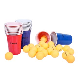 Beer-Pong Spielset 48-teilig