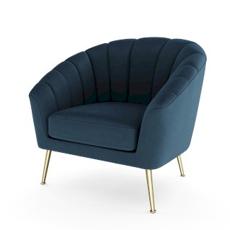 Sessel Samt DARIA petrol