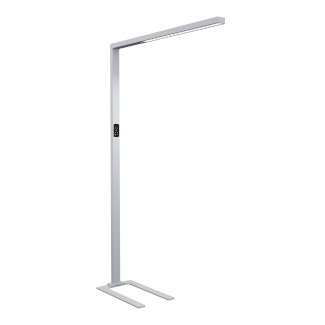 LED Stehlampe LUAN dimmbar mit Bewegungsmelder silber