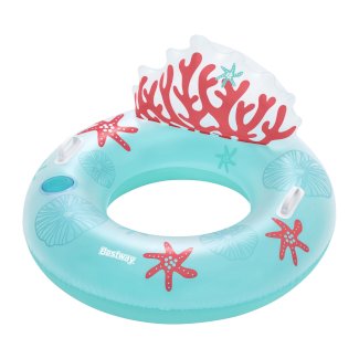 Schwimmring mit Rückenlehne Coral Bliss 97 cm